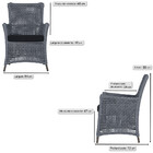 Poltrona Igapó Alumínio Micro Pintura Marrom Corda Náutica Es