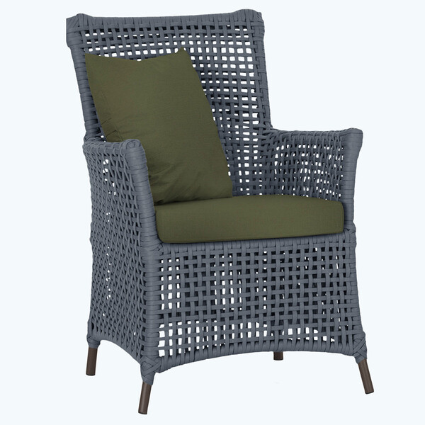 Poltrona Igapó Alumínio Micro Pintura Marrom Corda Náutica Es