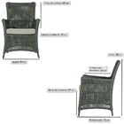 Poltrona Igapó Alumínio Micro Pintura Marrom Corda Náutica Es