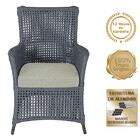 Poltrona Igapó Alumínio Micro Pintura Marrom Corda Náutica Es