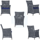 Poltrona Igapó Alumínio Micro Pintura Marrom Corda Náutica Es