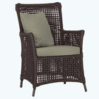 Poltrona Igapó Alumínio Micro Pintura Marrom Corda Náutica Es