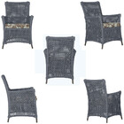 Poltrona Igapó Alumínio Micro Pintura Marrom Corda Náutica Es