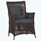 Poltrona Igapó Alumínio Micro Pintura Marrom Corda Náutica Es