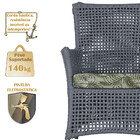 Poltrona Igapó Alumínio Micro Pintura Marrom Corda Náutica Es