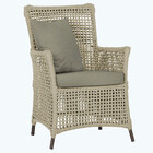 Poltrona Igapó Alumínio Micro Pintura Marrom Corda Náutica Es