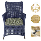 Poltrona Igapó Alumínio Micro Pintura Marrom Corda Náutica Es