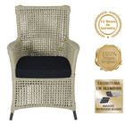 Poltrona Igapó Alumínio Micro Pintura Preta Corda Náutica Est