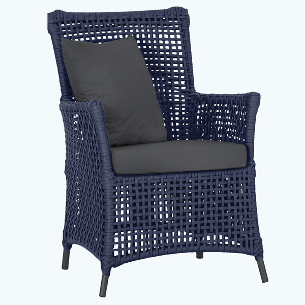 Poltrona Igapó Alumínio Micro Pintura Preta Corda Náutica Est