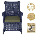 Poltrona Igapó Alumínio Micro Pintura Preta Corda Náutica Est