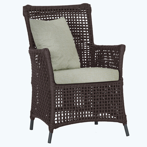 Poltrona Igapó Alumínio Micro Pintura Preta Corda Náutica Est