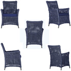 Poltrona Igapó Alumínio Micro Pintura Preta Corda Náutica Est