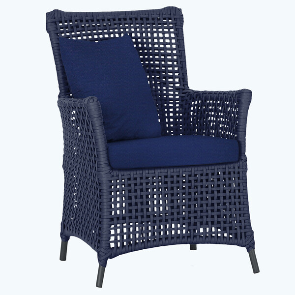 Poltrona Igapó Alumínio Micro Pintura Preta Corda Náutica Est