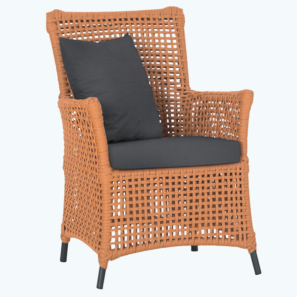 Poltrona Igapó Alumínio Micro Pintura Preta Corda Náutica Est