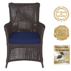 Poltrona Igapó Alumínio Micro Pintura Preta Corda Náutica Est