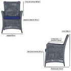 Poltrona Igapó Alumínio Micro Pintura Preta Corda Náutica Est