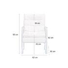 Poltrona Imbé Com Tecido Poliéster - Cinza