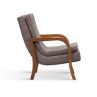 Poltrona Imbé Com Tecido Poliéster - Cinza