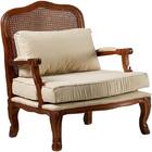 Poltrona Imperatriz Ii C/ Palhinha - Bom Lar - Imbuia