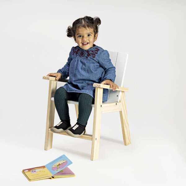 Poltrona Infantil Castelo Casatema Madeiraoriginals Natural/b
