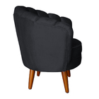 Poltrona Infantil Decorativa Sala De Estar Pétala Veludo Graf