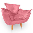 Poltrona Infantil Opalinha Para Sala E Quarto Suede Escolha S