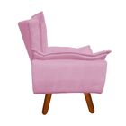 Poltrona Infantil Opalinha Suede Rosa Bebê – D'rossi