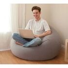 Poltrona Inflável Beanless Puff Cinza Intex