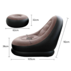 Poltrona Inflável Com Apoio De Pés