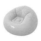 Poltrona Inflável Puff Lazy Fashion Aveludado Assento Pufe Vg