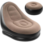 Poltrona Inflável Ultra Lounge Com Pufe