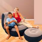Poltrona Inflável Ultra Lounge Com Pufe - Intex