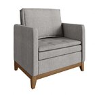 Poltrona Inga Casa De Pedra Cinza/cru