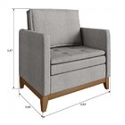 Poltrona Inga Casa De Pedra Cinza/cru