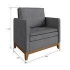 Poltrona Inga Casa De Pedra Grafite