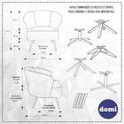 Poltrona Iris Pés Palito Gold Veludo Mostarda