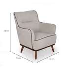 Poltrona Isabella Algodão Bege