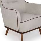 Poltrona Isabella Algodão Bege