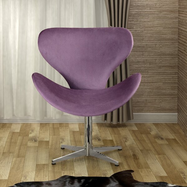 Poltrona Isis Cadeira Giratória Pés De Metal Decoração, Sala,