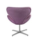 Poltrona Isis Cadeira Giratória Pés De Metal Decoração, Sala,