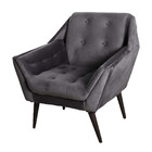 Poltrona Islândia Veludo Kero Konforto