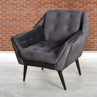 Poltrona Islândia Veludo Kero Konforto