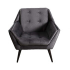 Poltrona Islândia Veludo Kero Konforto