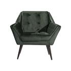 Poltrona Islândia Veludo Kero Konforto Verde