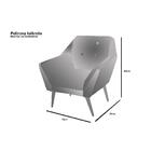 Poltrona Islândia Veludo Kero Konforto Verde