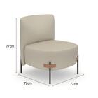 Poltrona Itabira Trama Bege