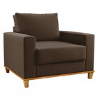 Poltrona Itália Veludo Bombom - Viero Móveis