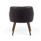 Poltrona Jade Composê Corano Preto B-98 Com Veludo Bege D-153