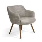 Poltrona Jade Ii Linho Cinza