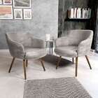 Poltrona Jade Ii Linho Cinza